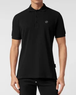 Czrana koszulka polo