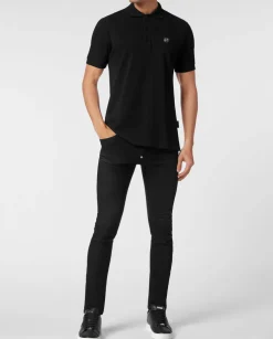 Czrana koszulka polo