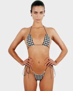 Dół od bikini w pepitkę Petra Catch Me