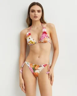 Dół od bikini z kolorowym printem w kwiaty