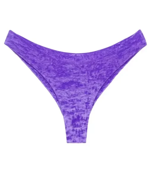 Dół od bikini z weluru Violetto