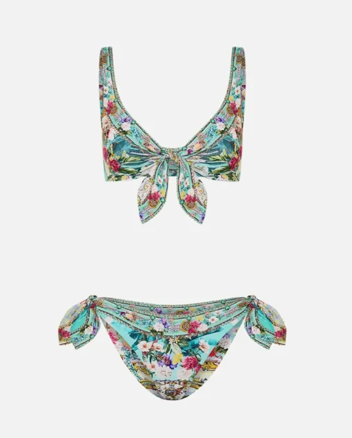Dwustronny wzorzysty zestaw bikini