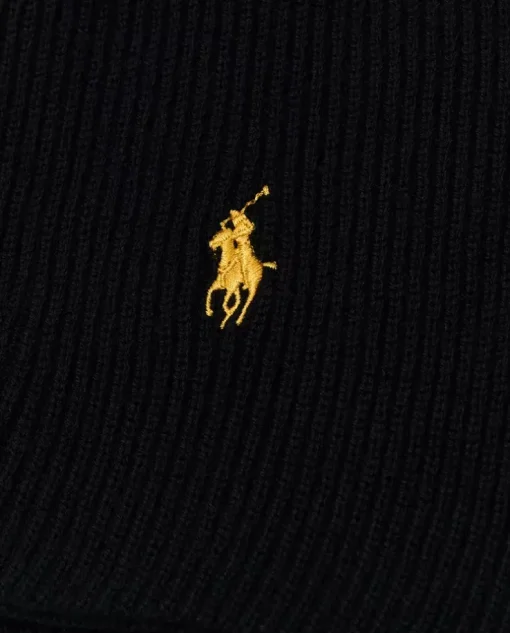 Dzianinowy szalik z logo