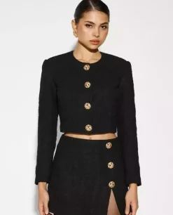 Elegancka czarna marynarka Susan