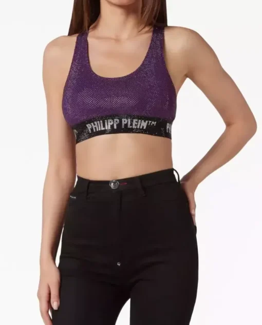 Fioletowy top Bra Stones