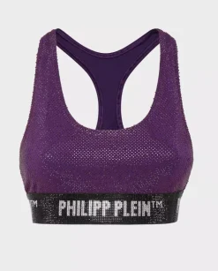 Fioletowy top Bra Stones