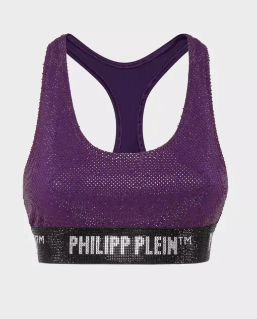 Fioletowy top Bra Stones