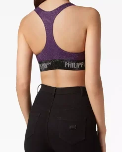 Fioletowy top Bra Stones
