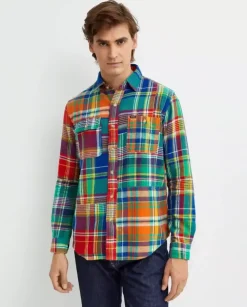 Flanelowa koszula w kratę