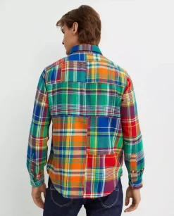 Flanelowa koszula w kratę