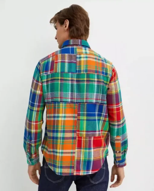 Flanelowa koszula w kratę