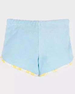 Frotowy zestaw z bawełny organicznej koszula i spodenki Blue SKy