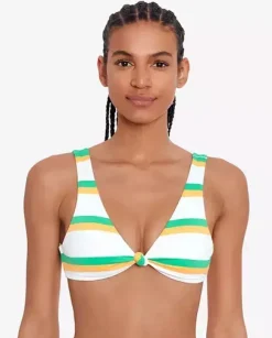 Góra od bikini w paski