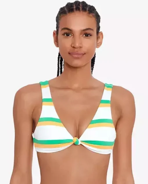Góra od bikini w paski