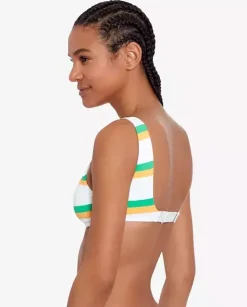 Góra od bikini w paski