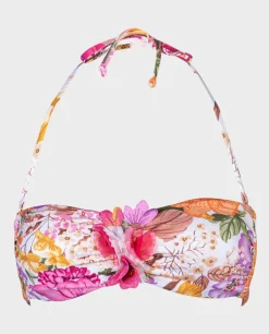 Góra od bikini z kolorową aplikacją
