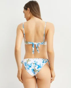 Góra od bikini z ozdobnym wykończeniem