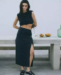Grafitowy top Persephone