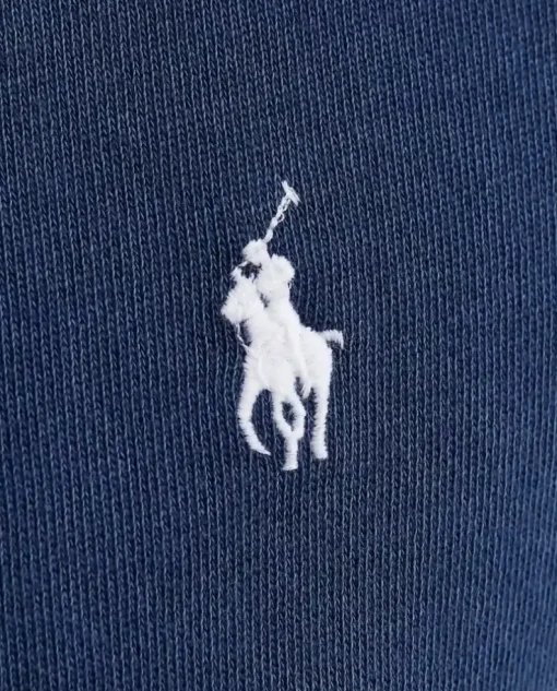 Granatowa bluza z haftowanym logo