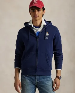 Granatowa bluza z kapturem Polo Bear