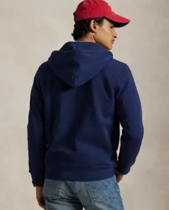 Granatowa bluza z kapturem Polo Bear