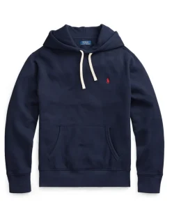 Granatowa bluza z kapturem