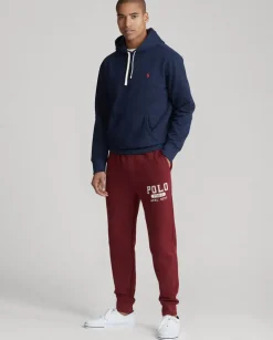 Granatowa bluza z kapturem