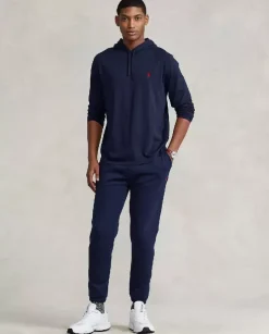 Granatowa bluza z kapturem