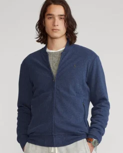 Granatowa bluza z suwakiem