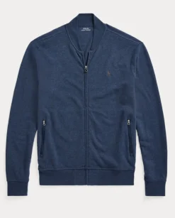 Granatowa bluza z suwakiem