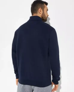 Granatowa bluza ze stójką