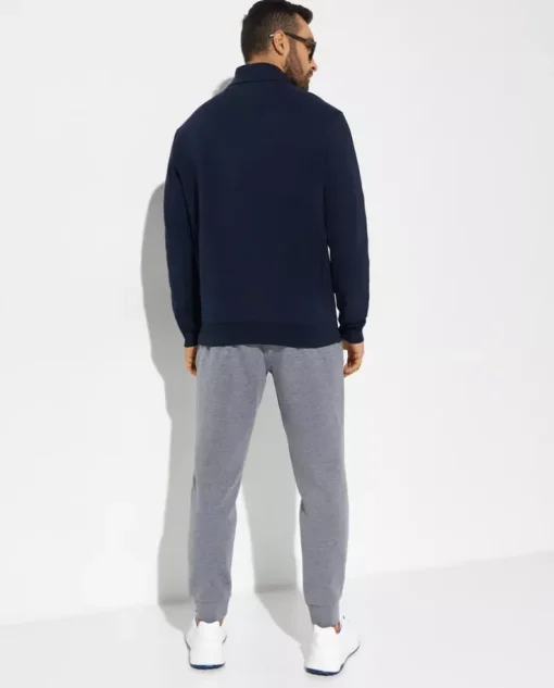 Granatowa bluza ze stójką
