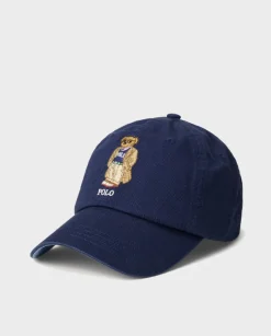 Granatowa czapka z daszkiem Polo Bear