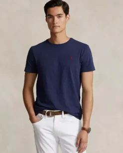 Granatowa koszulka Classic Fit