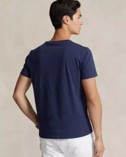 Granatowa koszulka Classic Fit