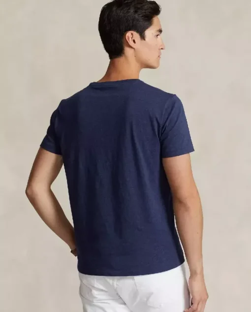 Granatowa koszulka Classic Fit
