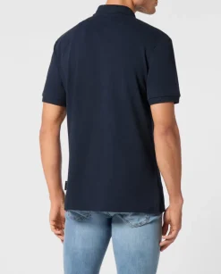 Granatowa koszulka polo
