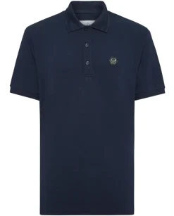 Granatowa koszulka polo
