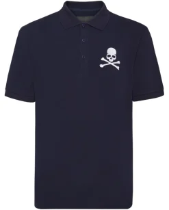 Granatowa koszulka polo