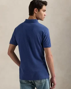 Granatowa koszulka polo Custom Slim Fit