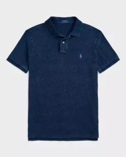 Granatowa koszulka polo Custom Slim Fit