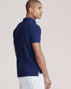 Granatowa koszulka polo Classic Fit