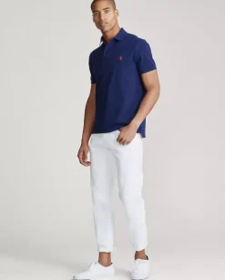 Granatowa koszulka polo Classic Fit