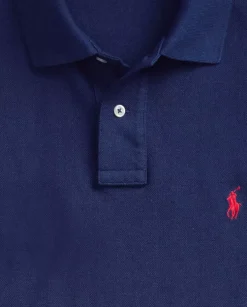 Granatowa koszulka polo Classic Fit