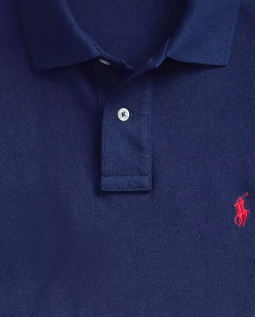 Granatowa koszulka polo Classic Fit