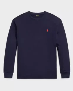 Granatowa koszulka Slim Fit