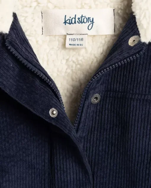 Granatowa kurtka Teddy Storm Blue