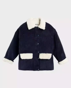 Granatowa kurtka Teddy Storm Blue