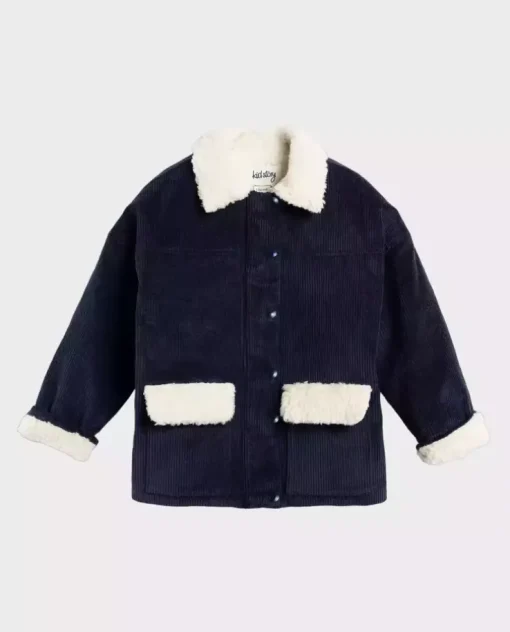 Granatowa kurtka Teddy Storm Blue