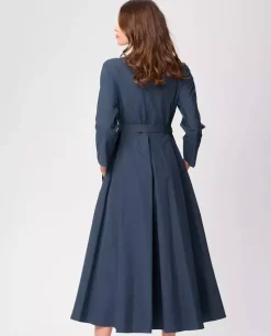 Granatowa maxi sukienka Diana